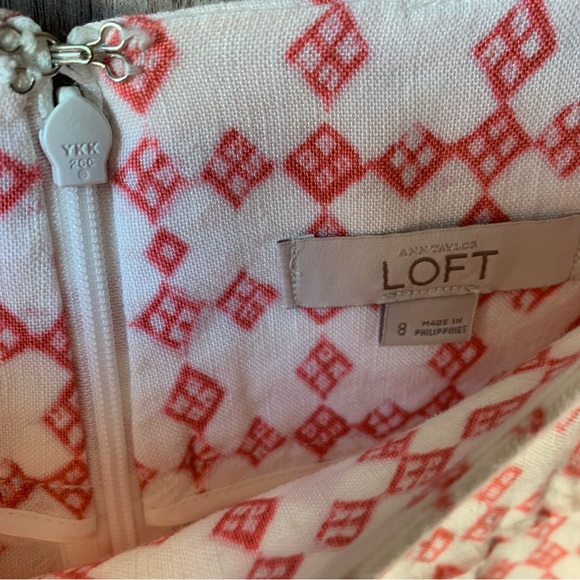 NWOT Ann Taylor Diamond Pattern Skirt - Picture 6 of 7